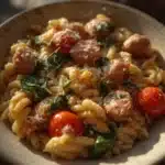 30 minutes chicken sausage orzo