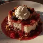 berry cheesecake creamy vanilla dessert recipe