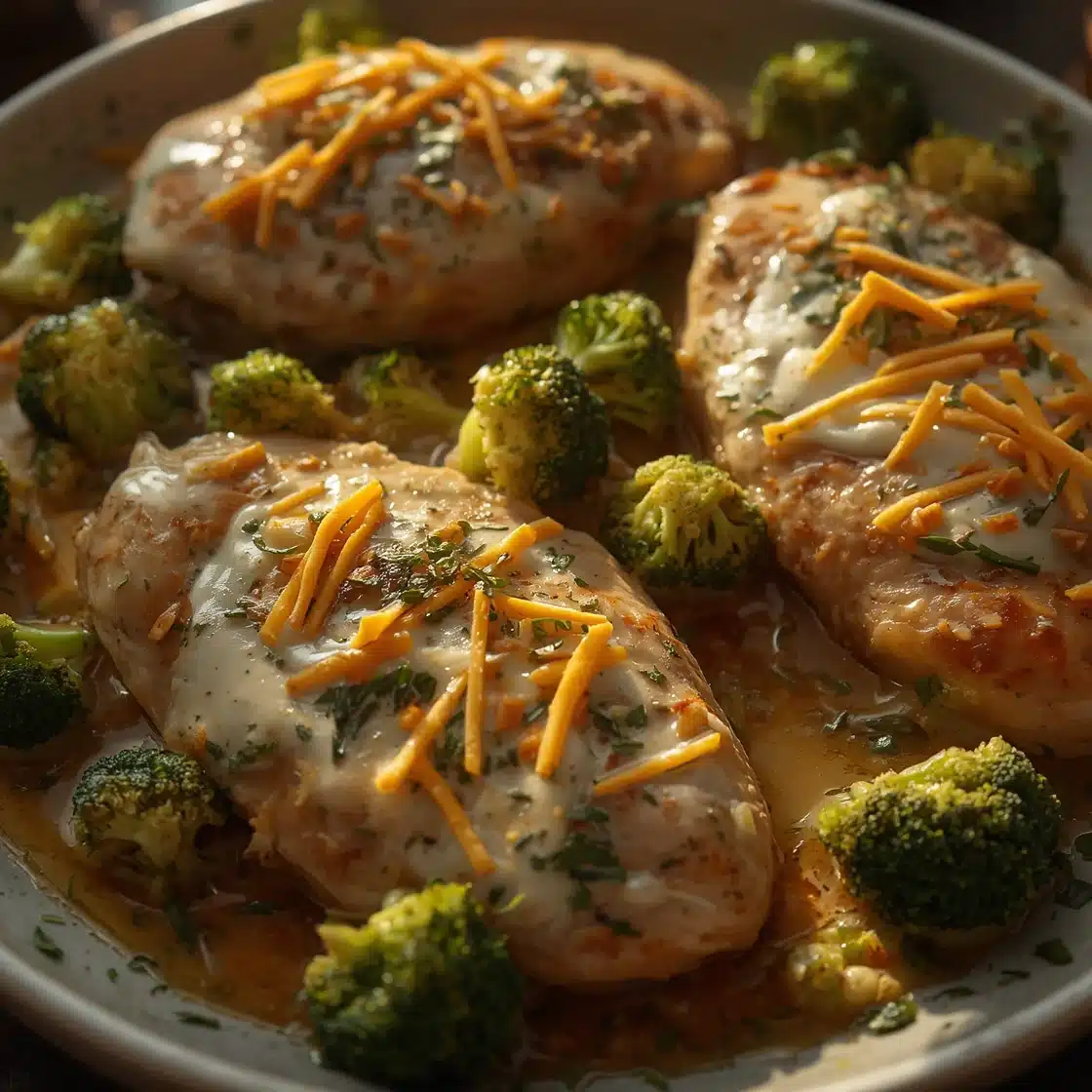 broccoli and cheese stuffed chicken