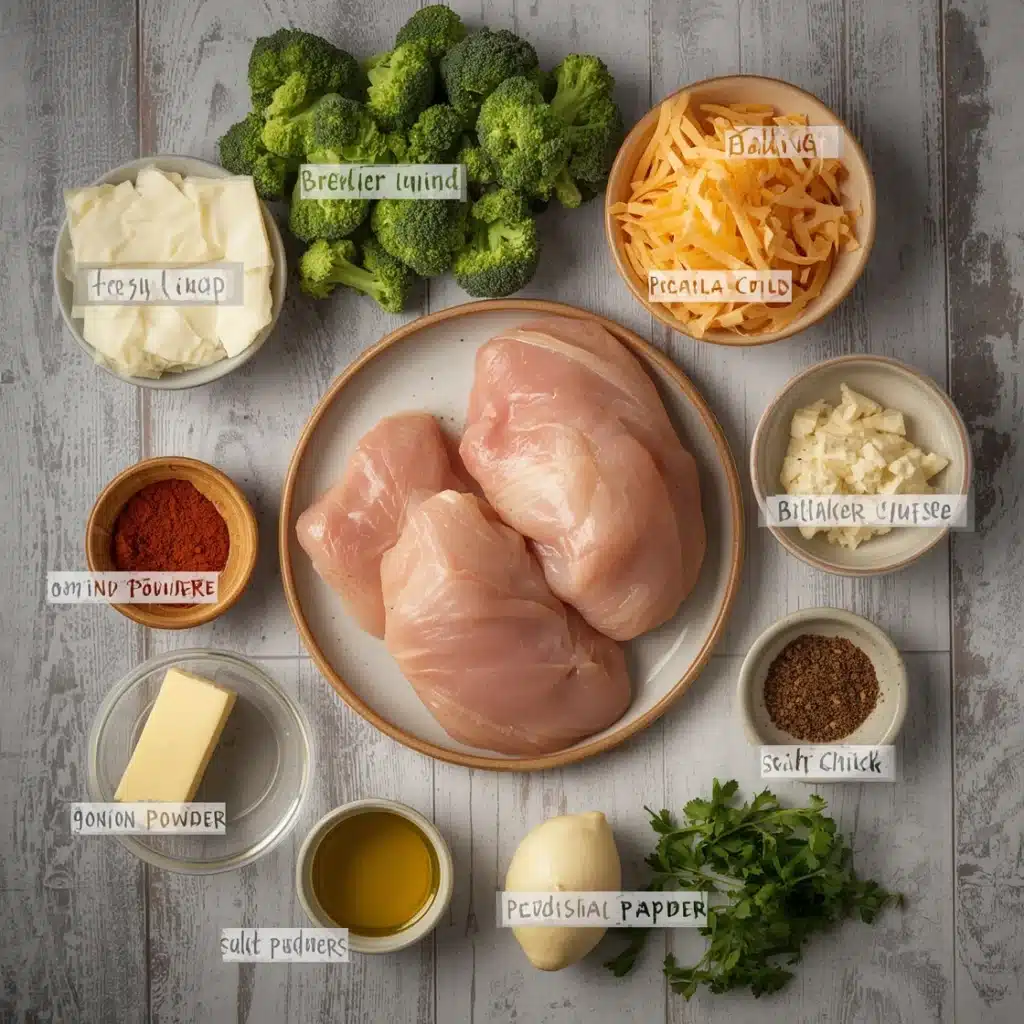broccoli and cheese stuffed chicken