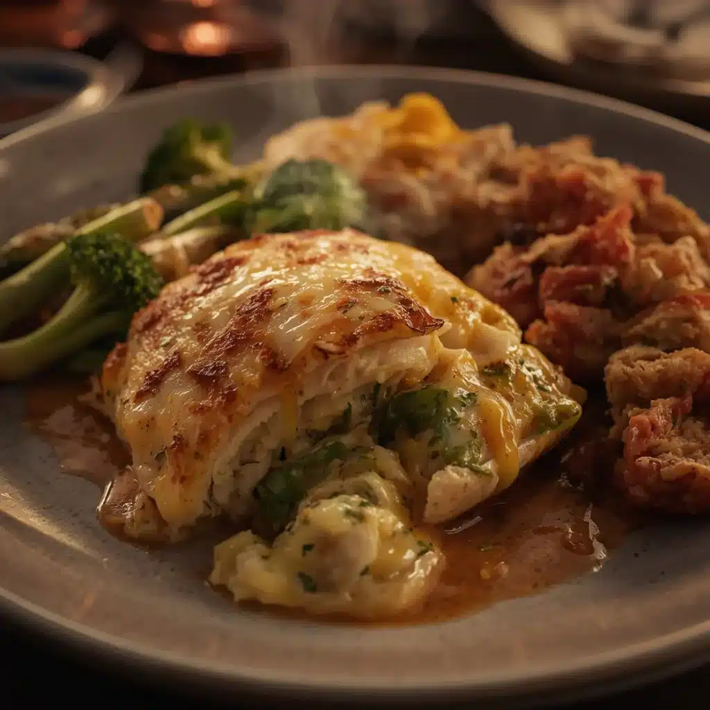 broccoli and cheese stuffed chicken