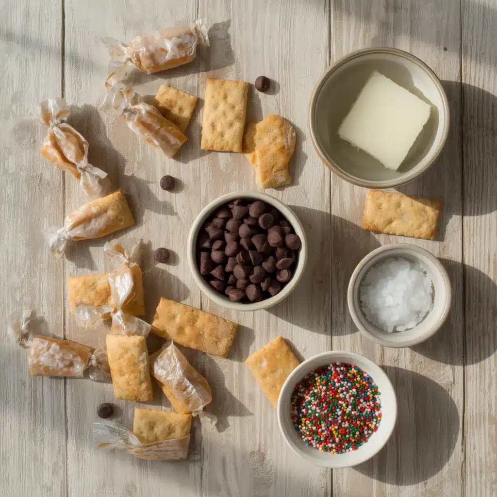 caramel ritz cracker christmas cookies easy holiday treats