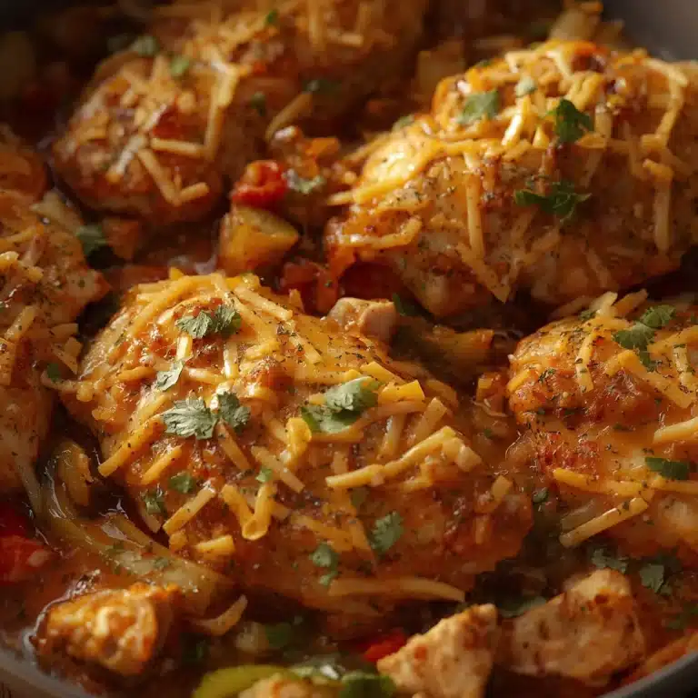 cheesy fajita chicken casserole