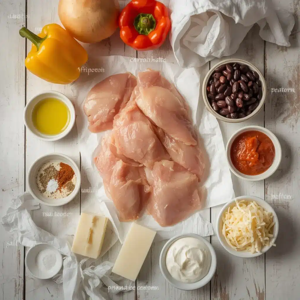 cheesy fajita chicken casserole