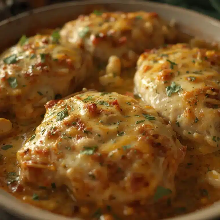 cheesy garlic chicken bake easy family dinner