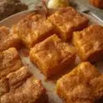cottage cheese pumpkin cake bars