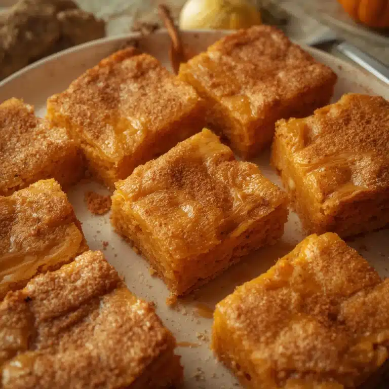 cottage cheese pumpkin cake bars