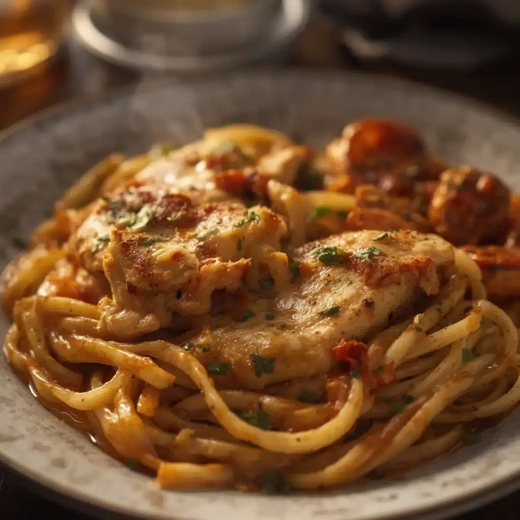 cowboy butter chicken linguine easy dinner idea