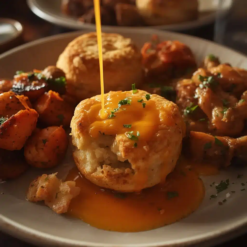 crab stuffed cheddar biscuits easy party recipe