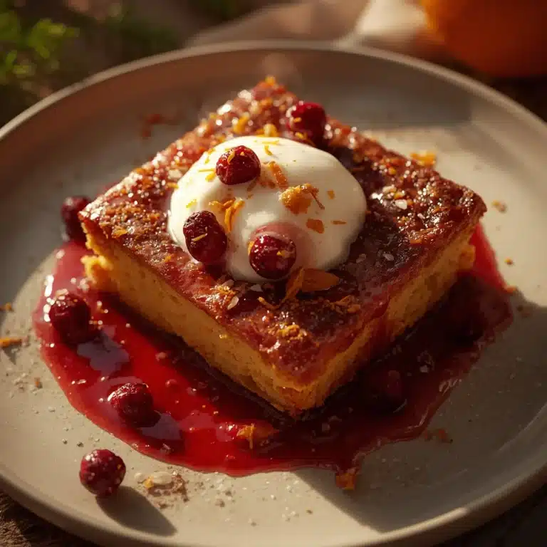 cranberry orange breakfast cake healthy brunch