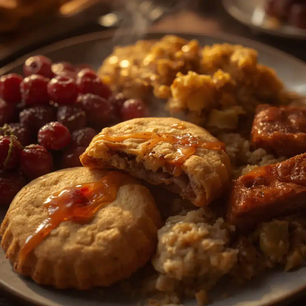 cranberry orange shortbread cookies