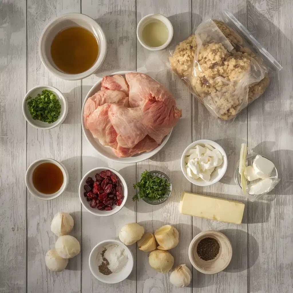 cranberry turkey stuffing balls