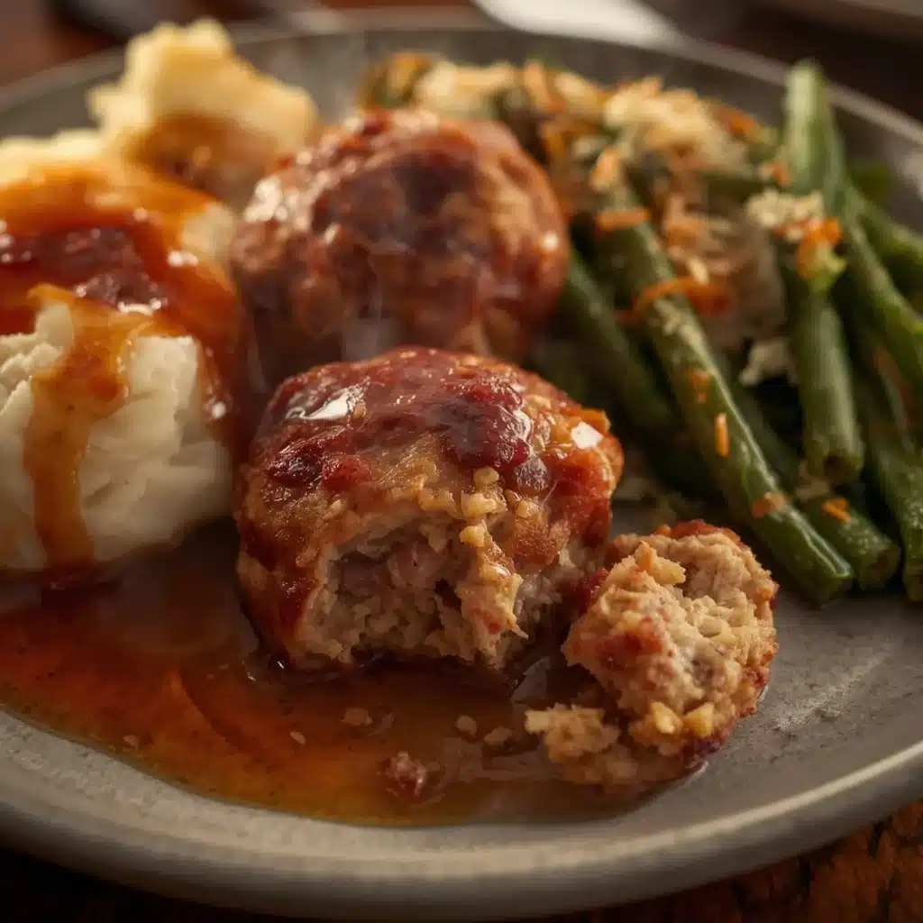 cranberry turkey stuffing balls