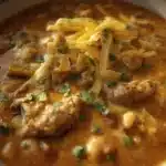 creamy green chile chicken enchilada soup