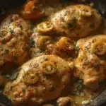 creamy pepperoncini chicken skillet recipe quick easy