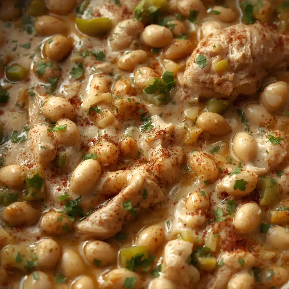 creamy white chicken chili crockpot