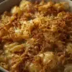 crispy fried onion scalloped potatoes