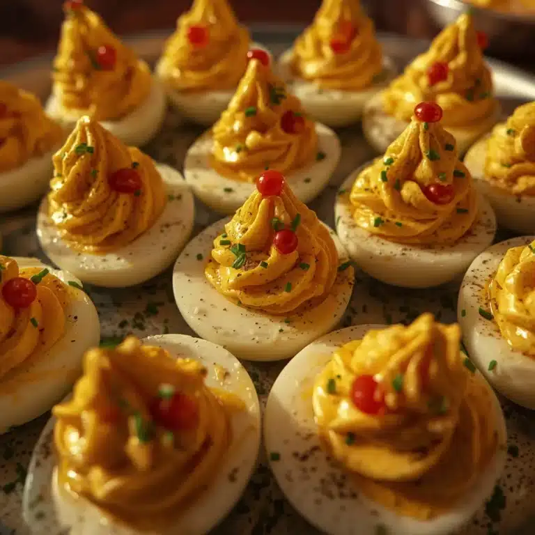 deviled egg christmas trees