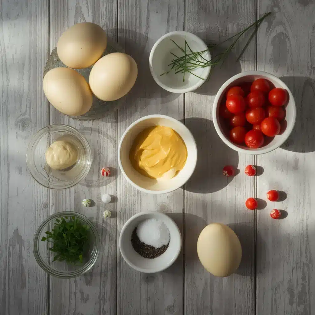 deviled egg christmas trees