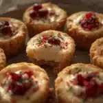 easy 15 min no bake christmas mini cheesecakes