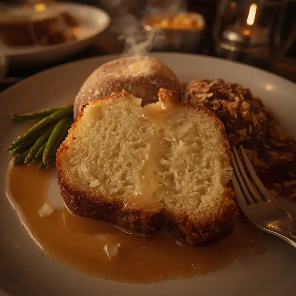 flavorful white chocolate coconut bundt cake