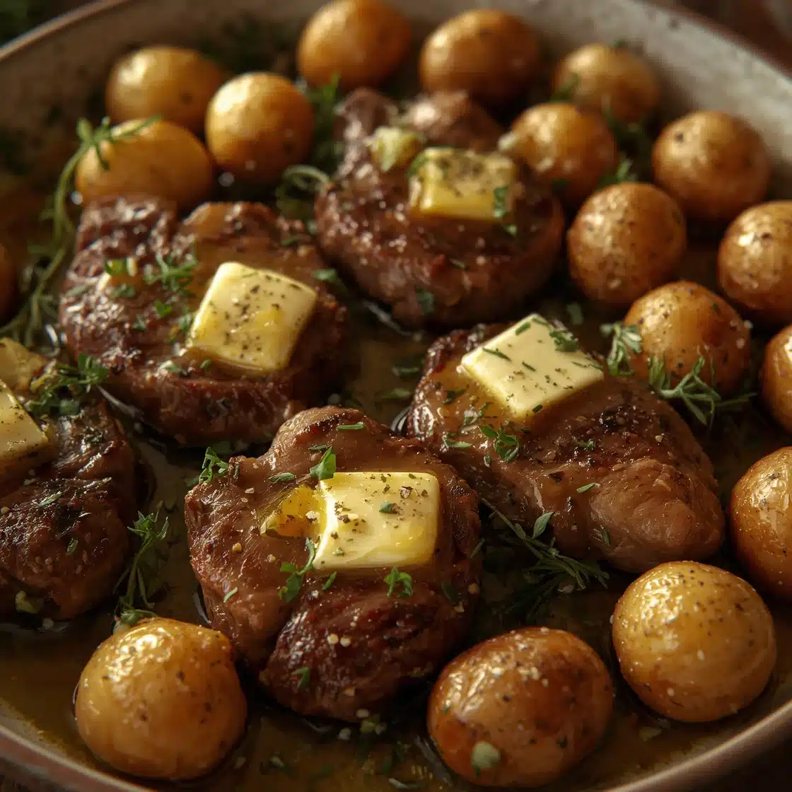 garlic butter steak and potatoes best easy recipe