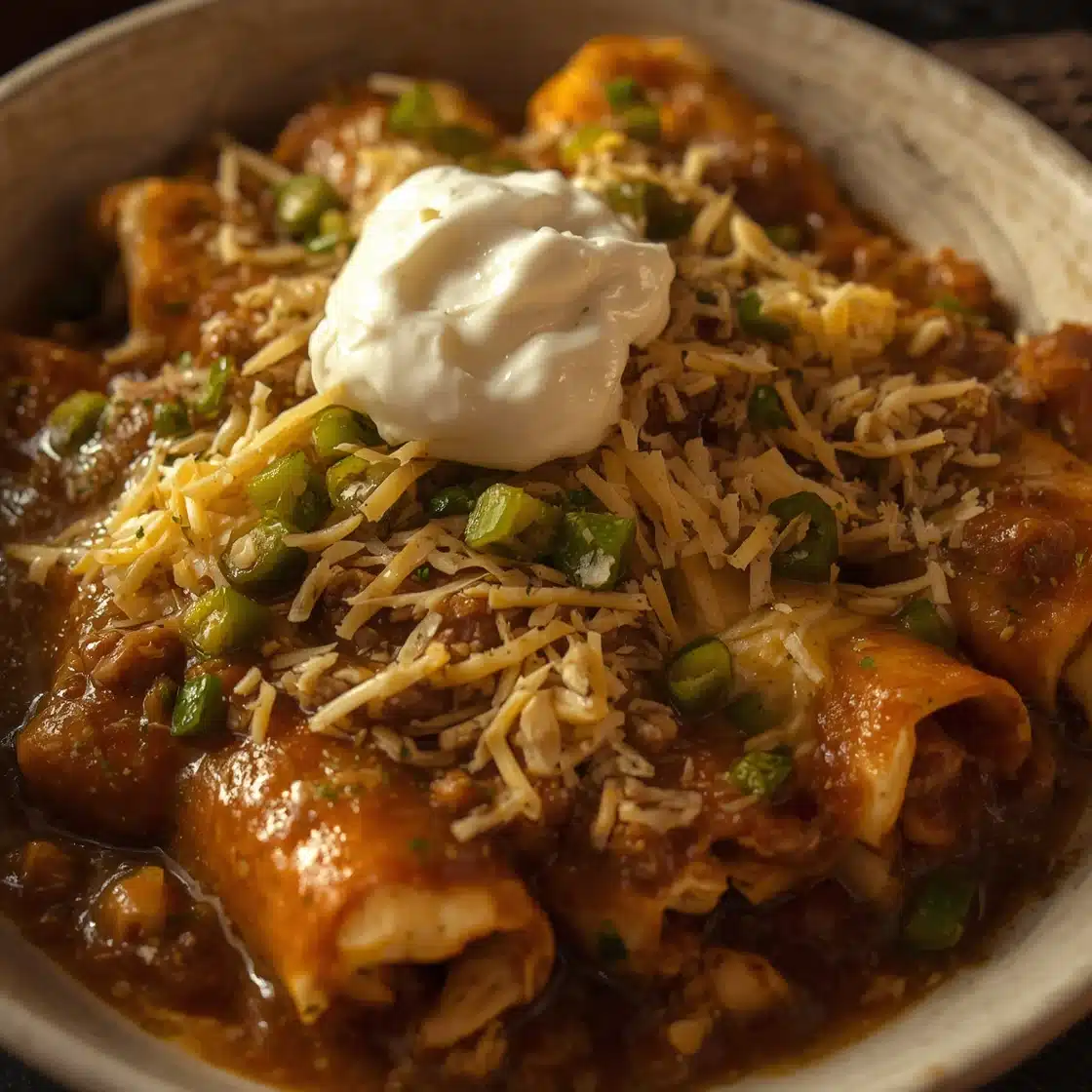 green chile chicken enchiladas easy dinner idea