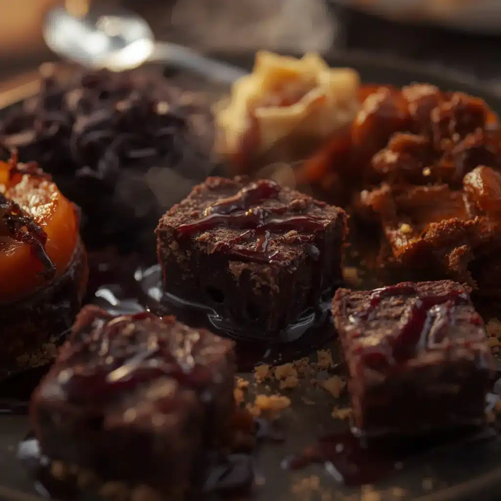 halloween dracula dark cherry fudges