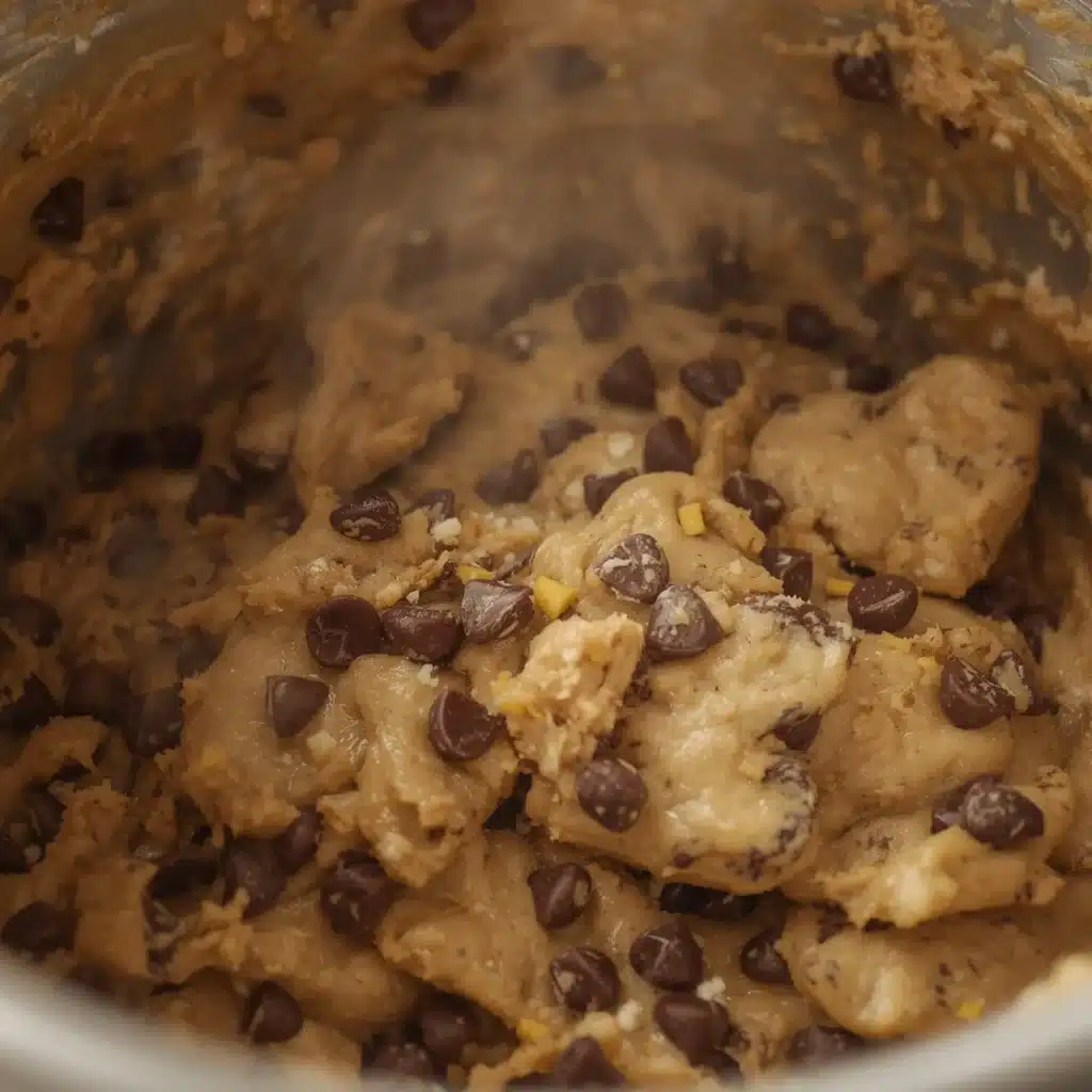 heart shaped chocolate chip cookies