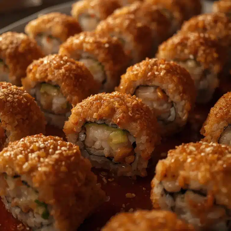 homemade shrimp tempura roll