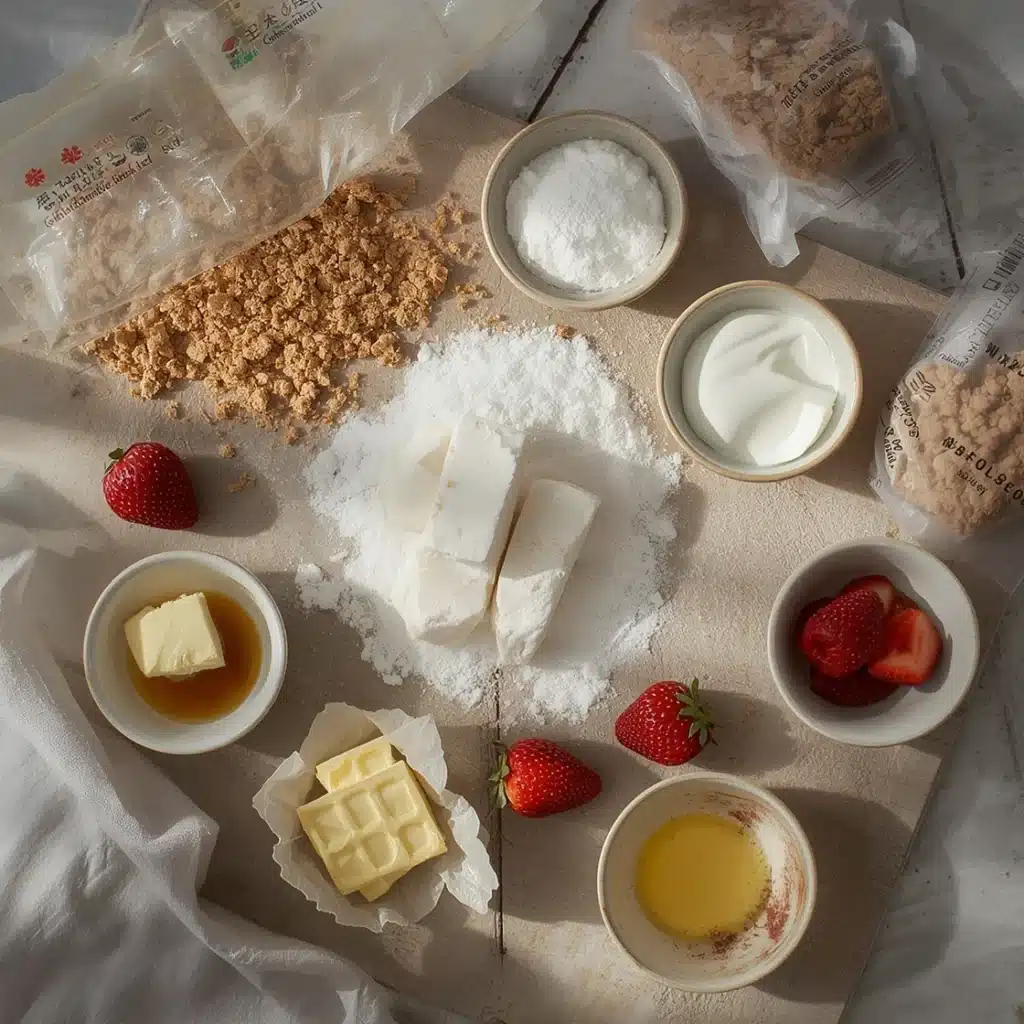 irresistible mini strawberry cheesecakes