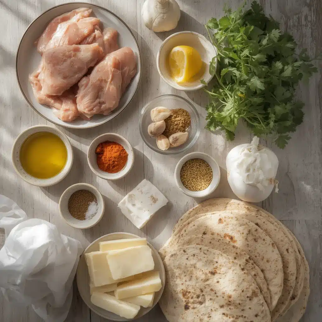 juicy chicken shawarma wraps recipe