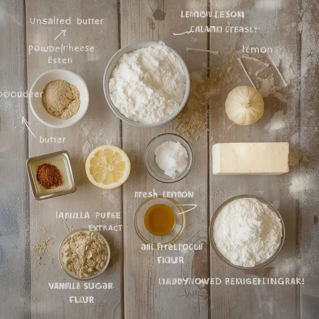 lemon cream snowball cookies