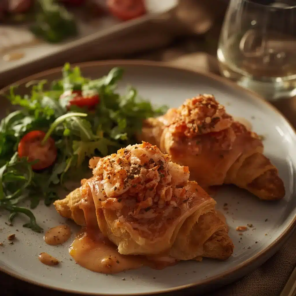 lobster croissant rolls elegant appetizer idea