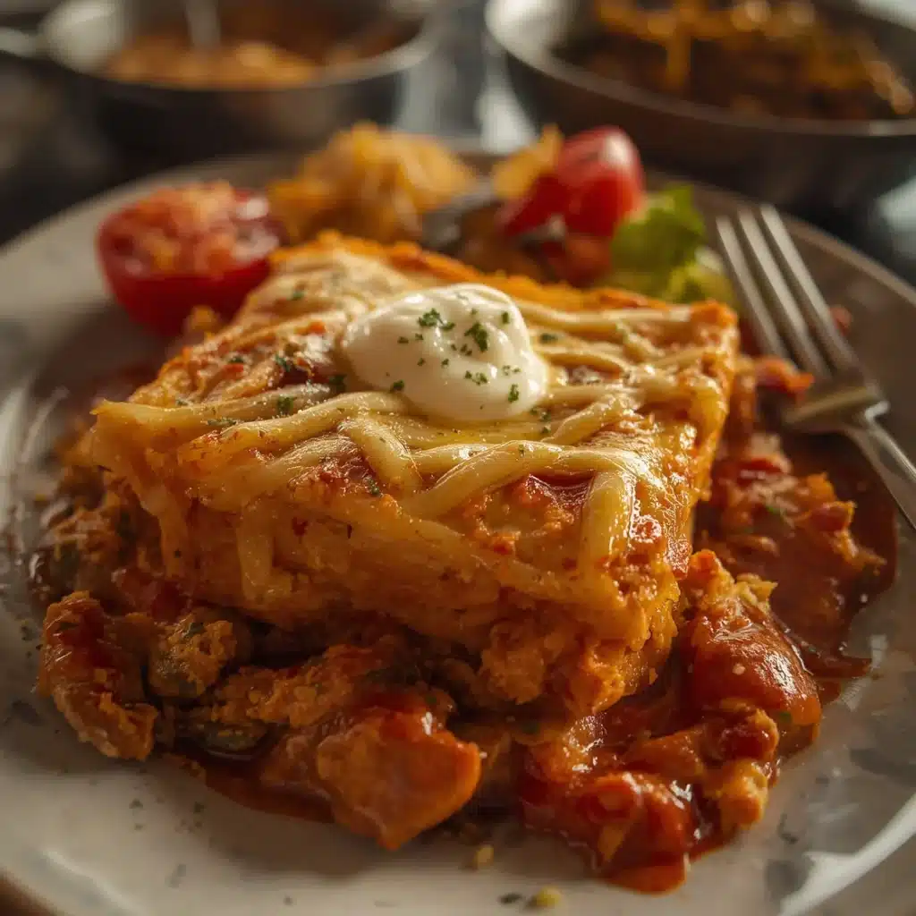 mexican white trash casserole easy cheesy dinner idea