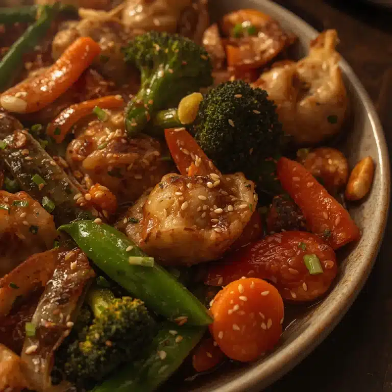 potsticker stir fry quick dinner