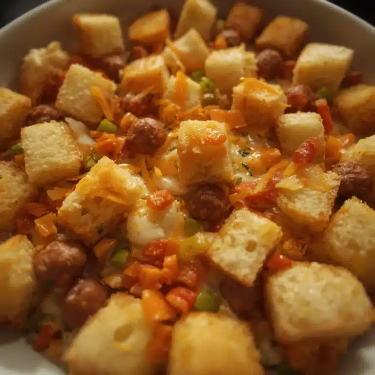 sausage and egg casserole easy breakfast idea