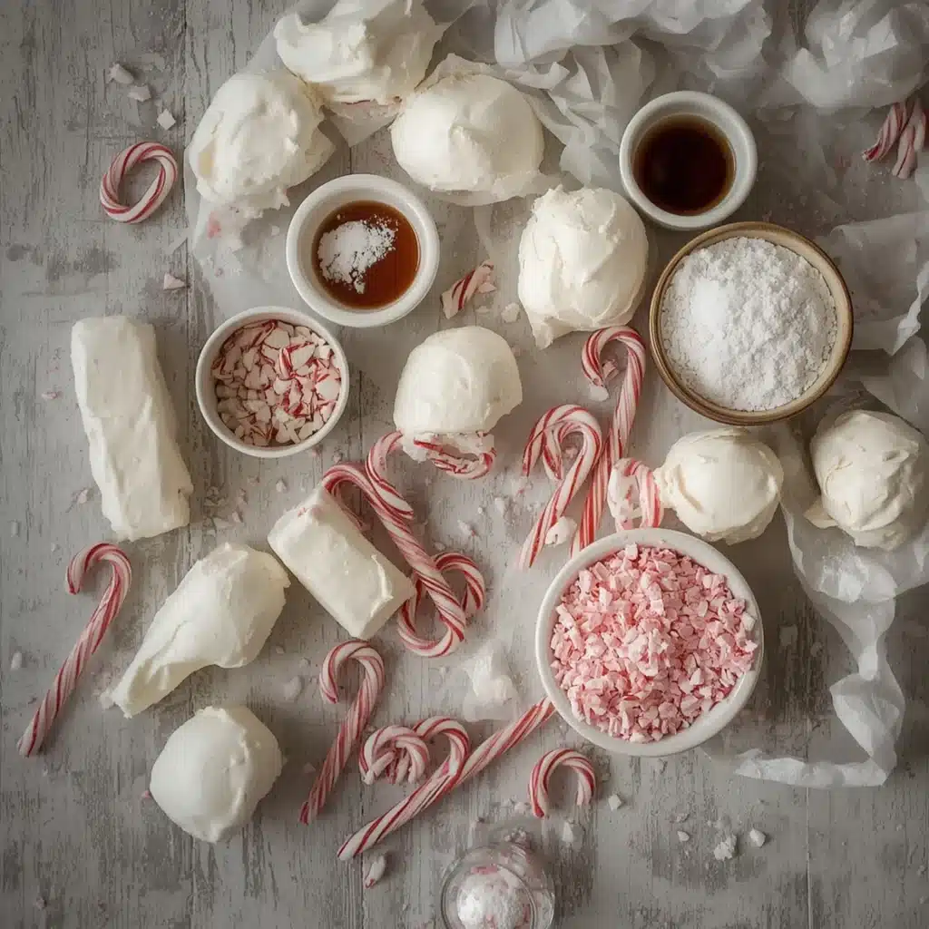 soft peppermint balls no bake holiday candy