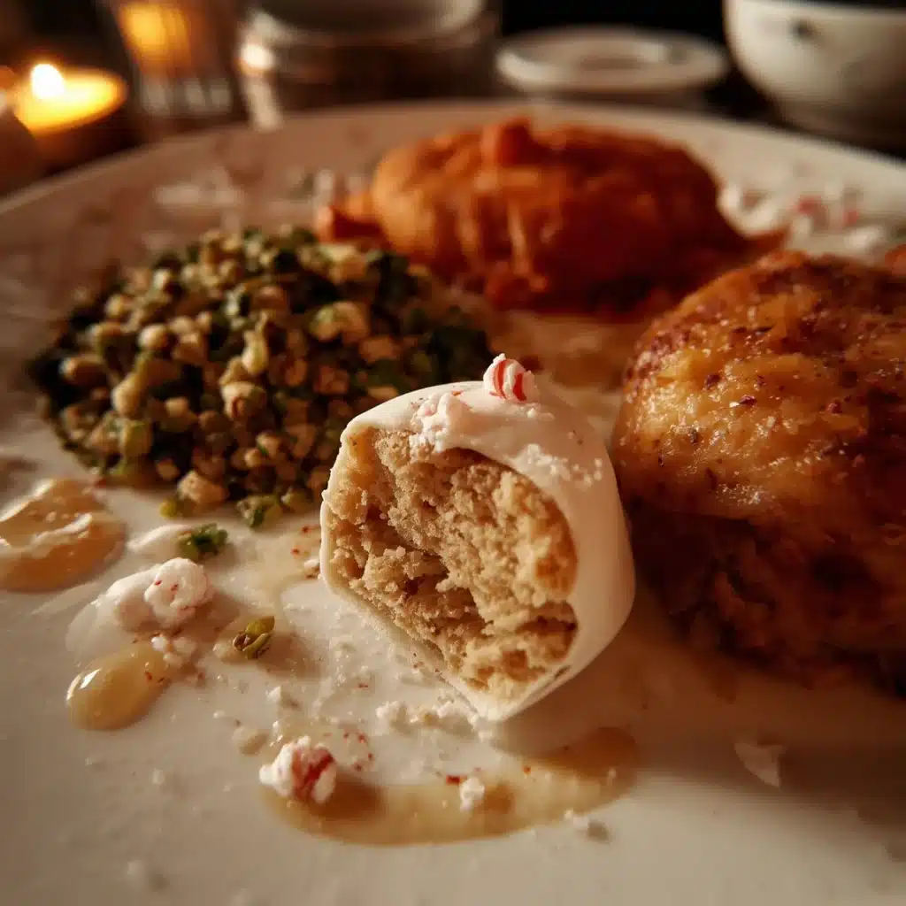 soft peppermint balls no bake holiday candy