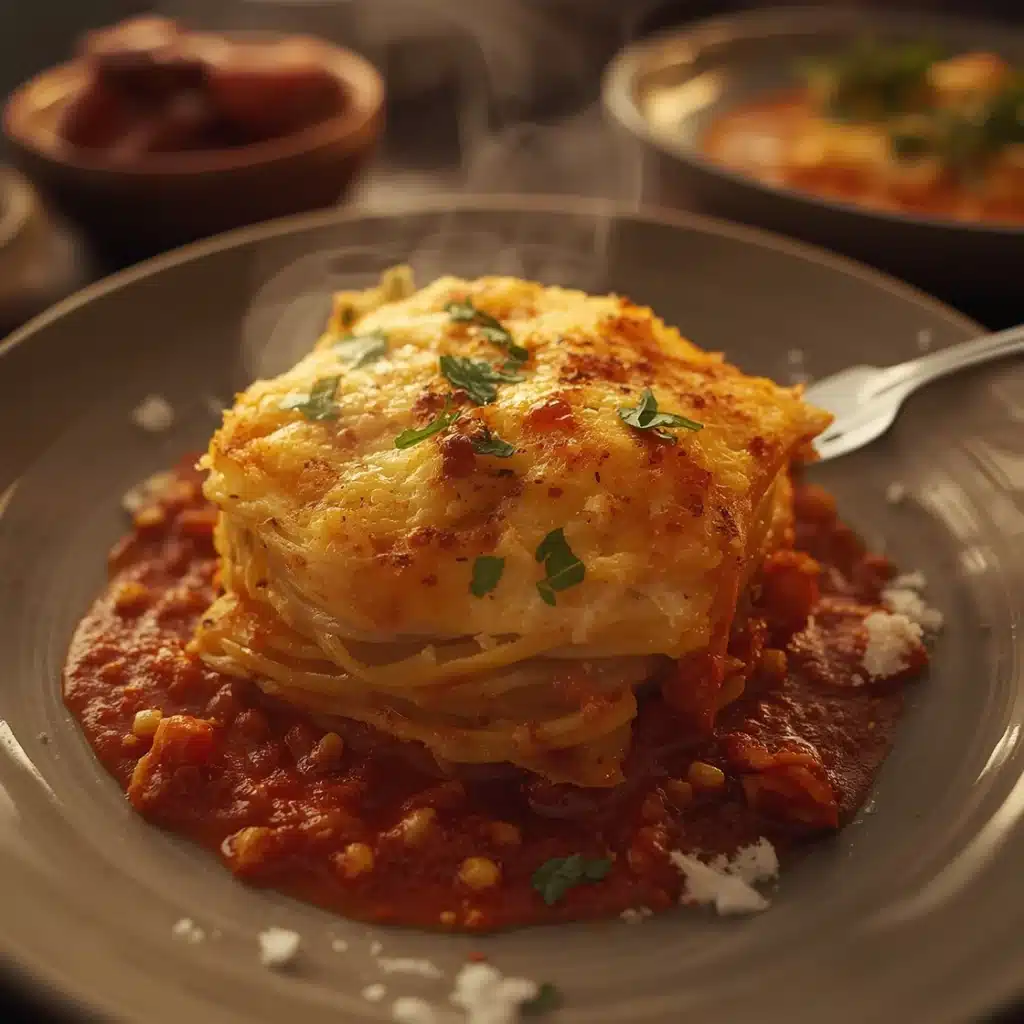 spaghetti squash au gratin easy casserole