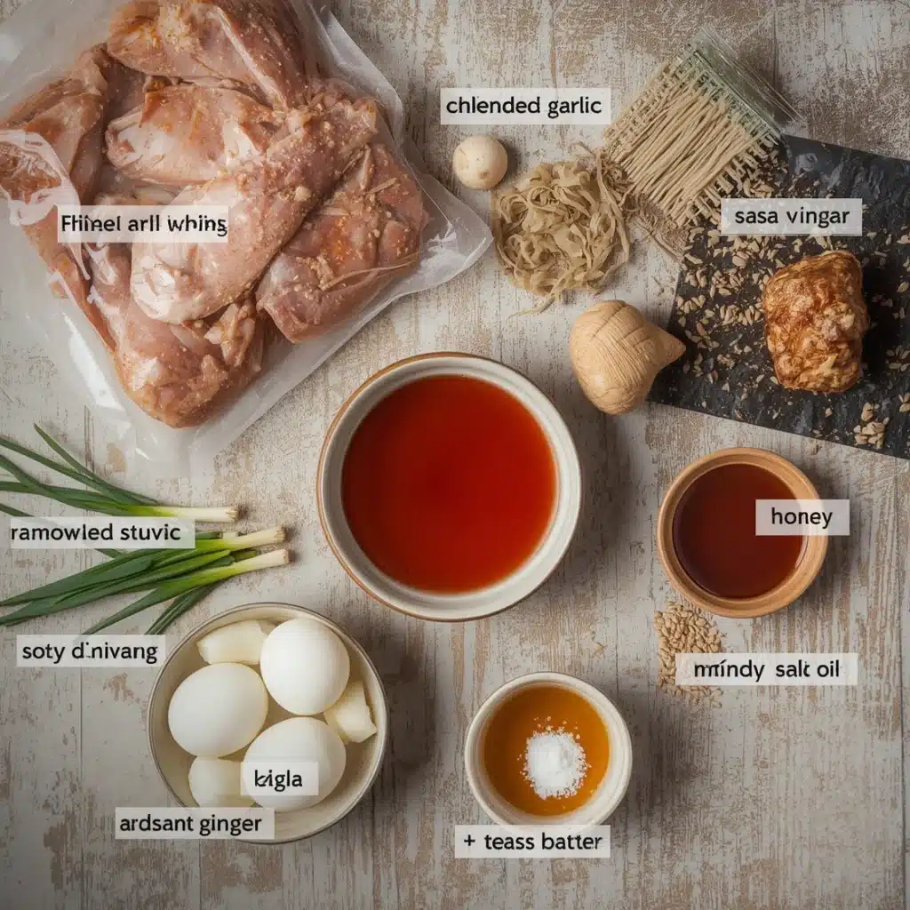 spicy chicken wing ramen bowl in 45 mins