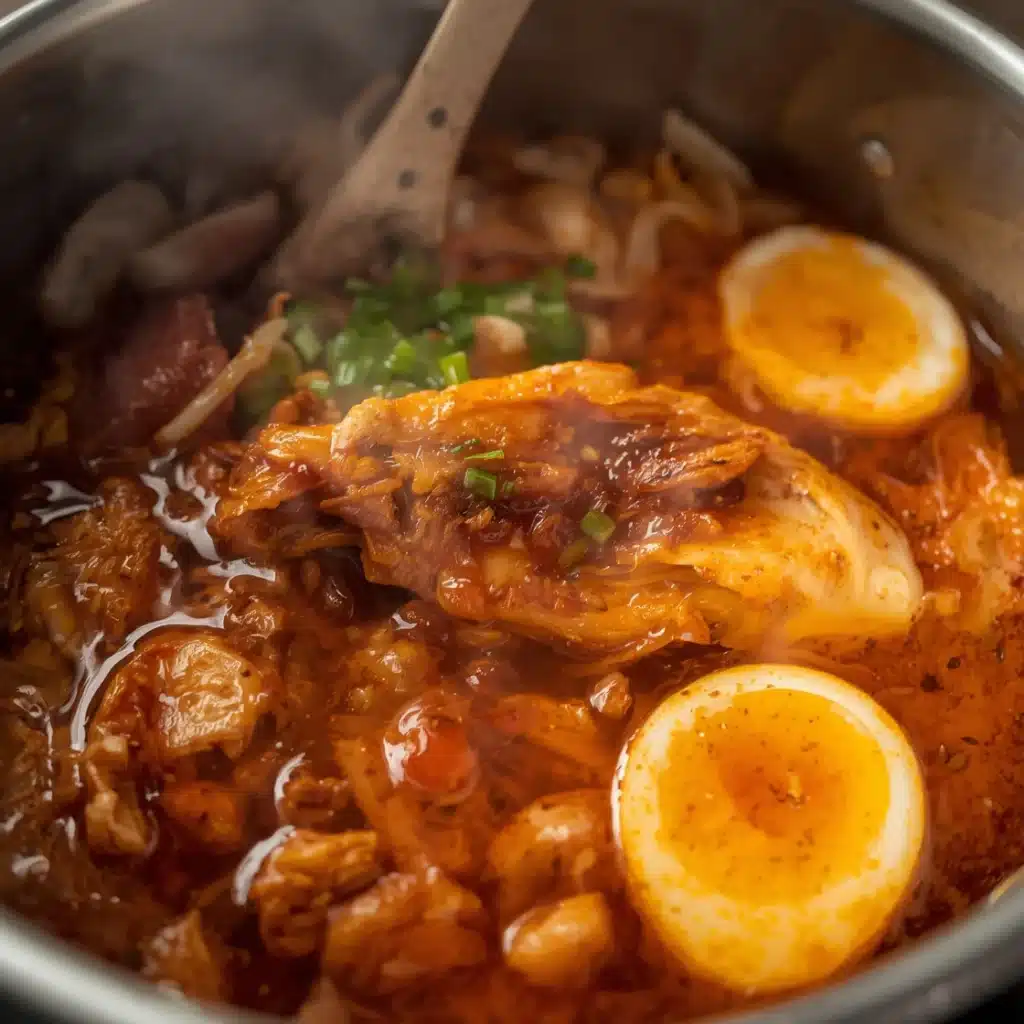 spicy chicken wing ramen bowl in 45 mins