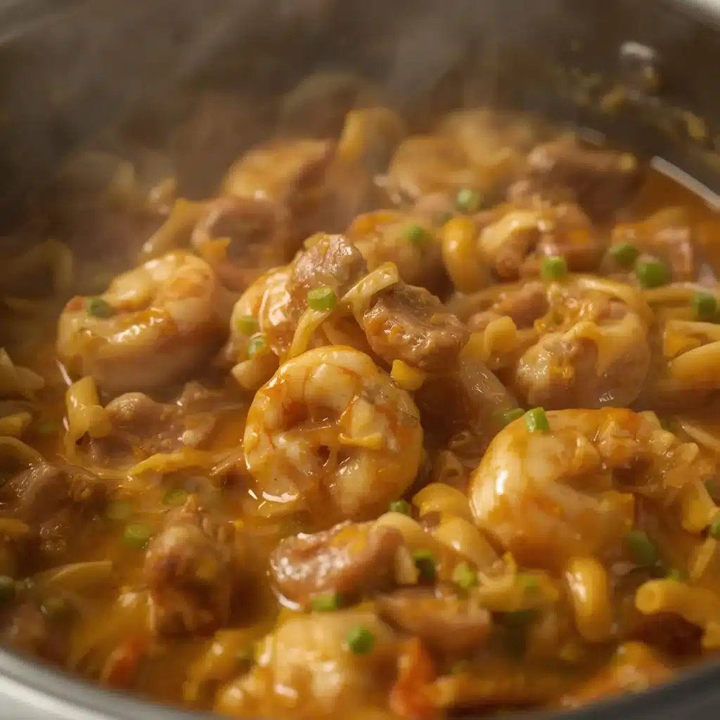 spicy jalapeno cheddar sausage shrimp ramen