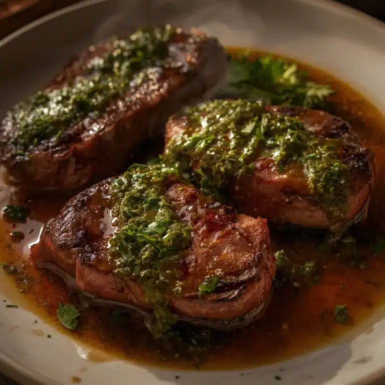 steak with chimichurri sauce recipe