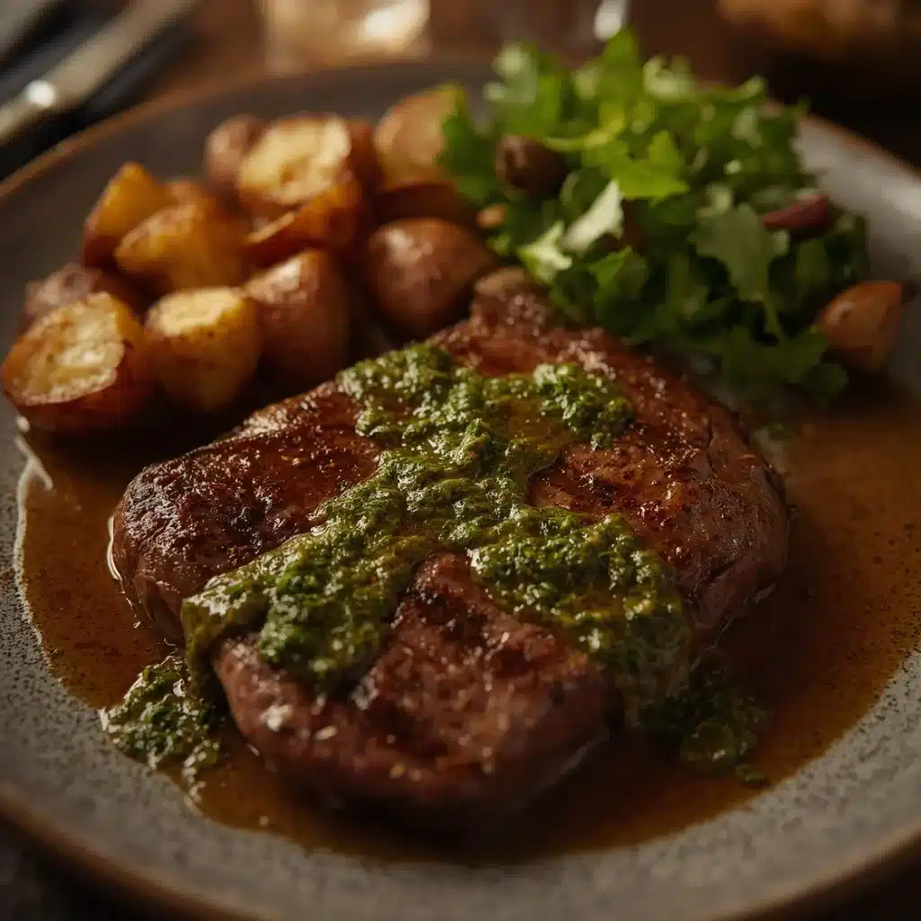 steak with chimichurri sauce recipe