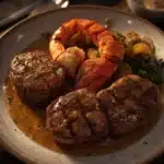 steakhouse style surf and turf