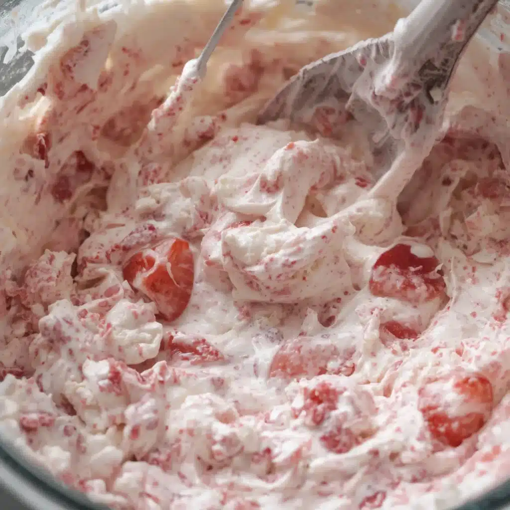 strawberry crackle salad creamy dessert idea