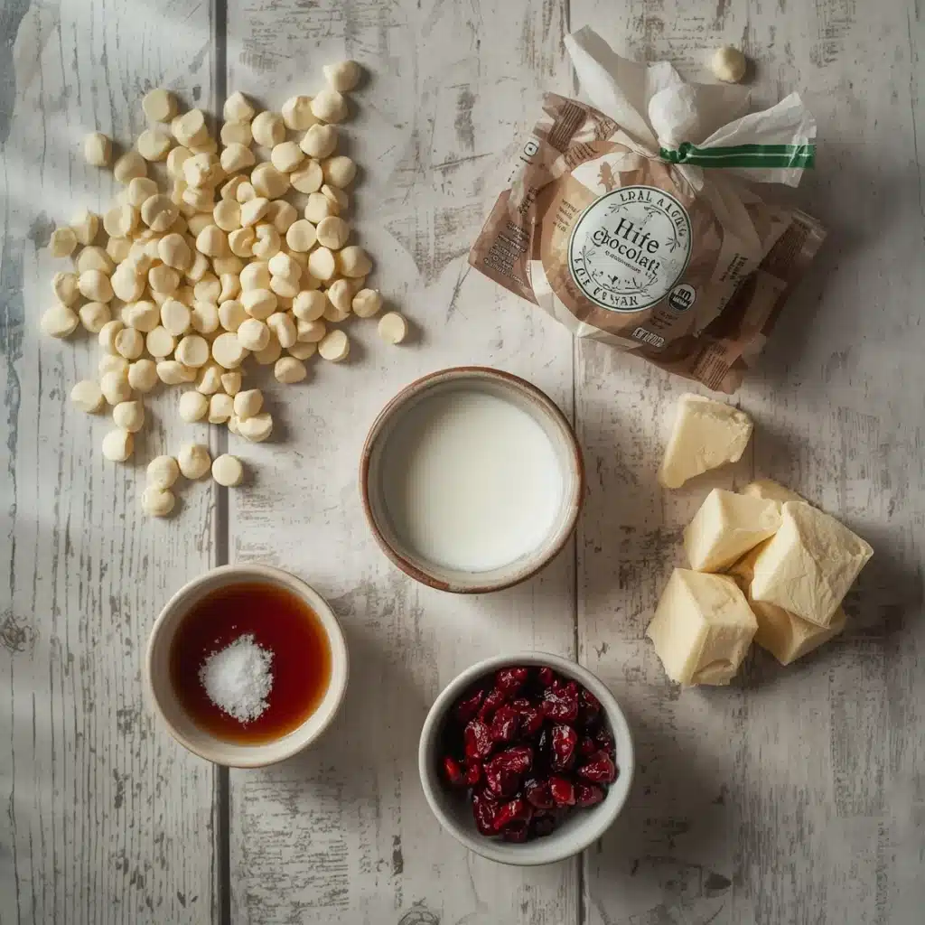 white chocolate cranberry fudge recipe sweet holiday dessert
