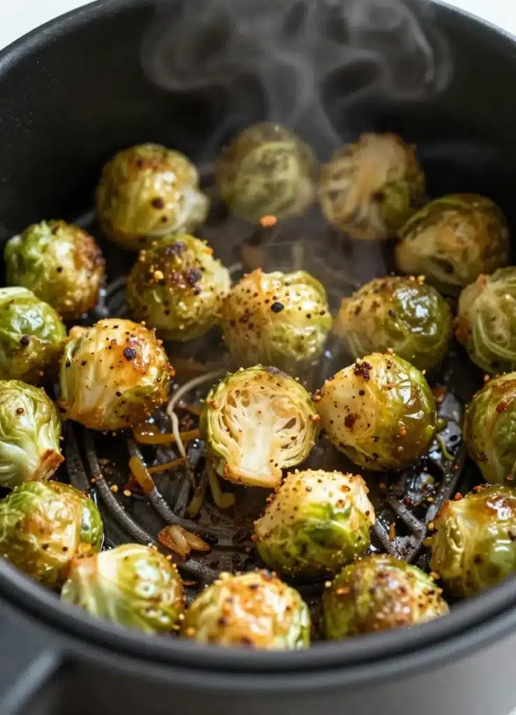 air fryer brussel sprouts