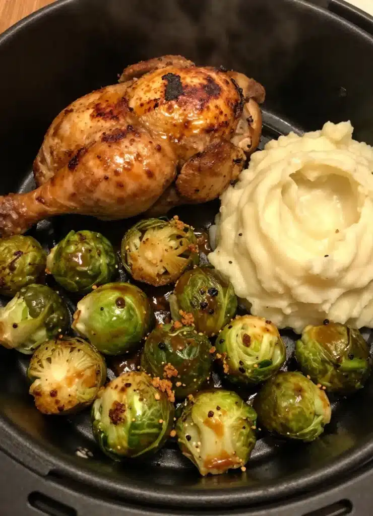 air fryer brussel sprouts